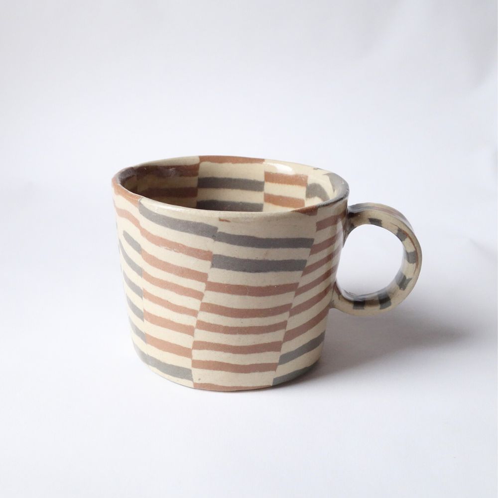 Nerikomi Jute Weave Pattern Mug