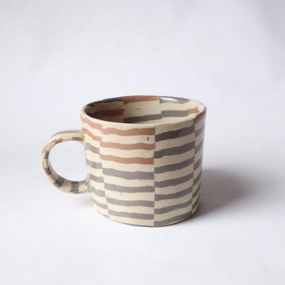 Nerikomi Jute Weave Pattern Mug