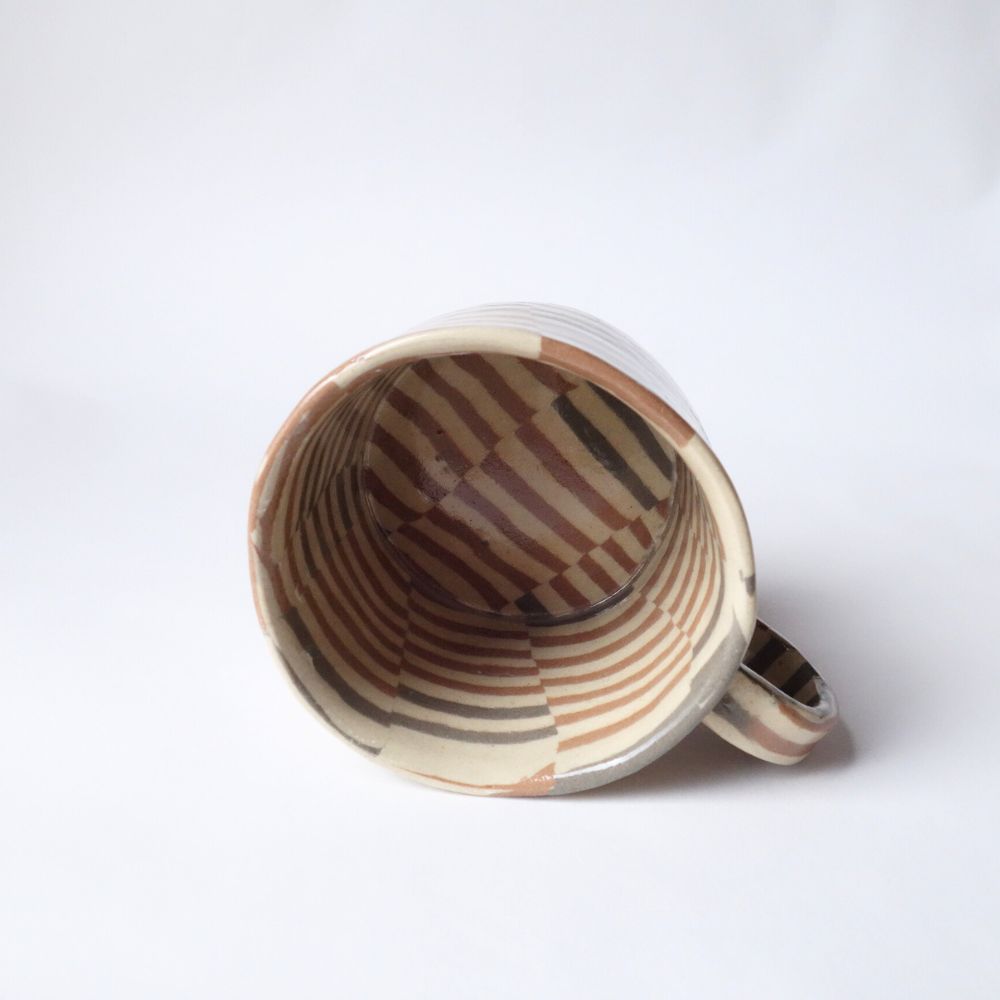 Nerikomi Jute Weave Pattern Mug