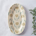 Nerikomi Flower Pattern Plate
