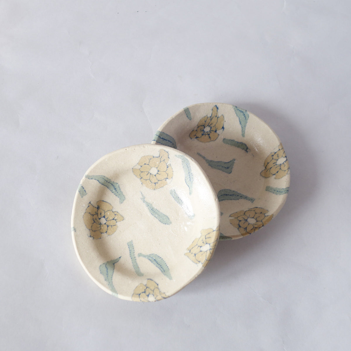 Nerikomi Flower Pattern Plate