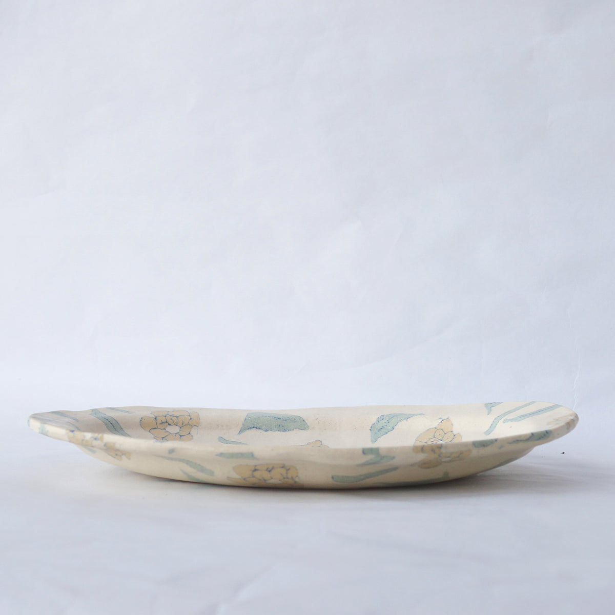 Nerikomi Flower Pattern Plate