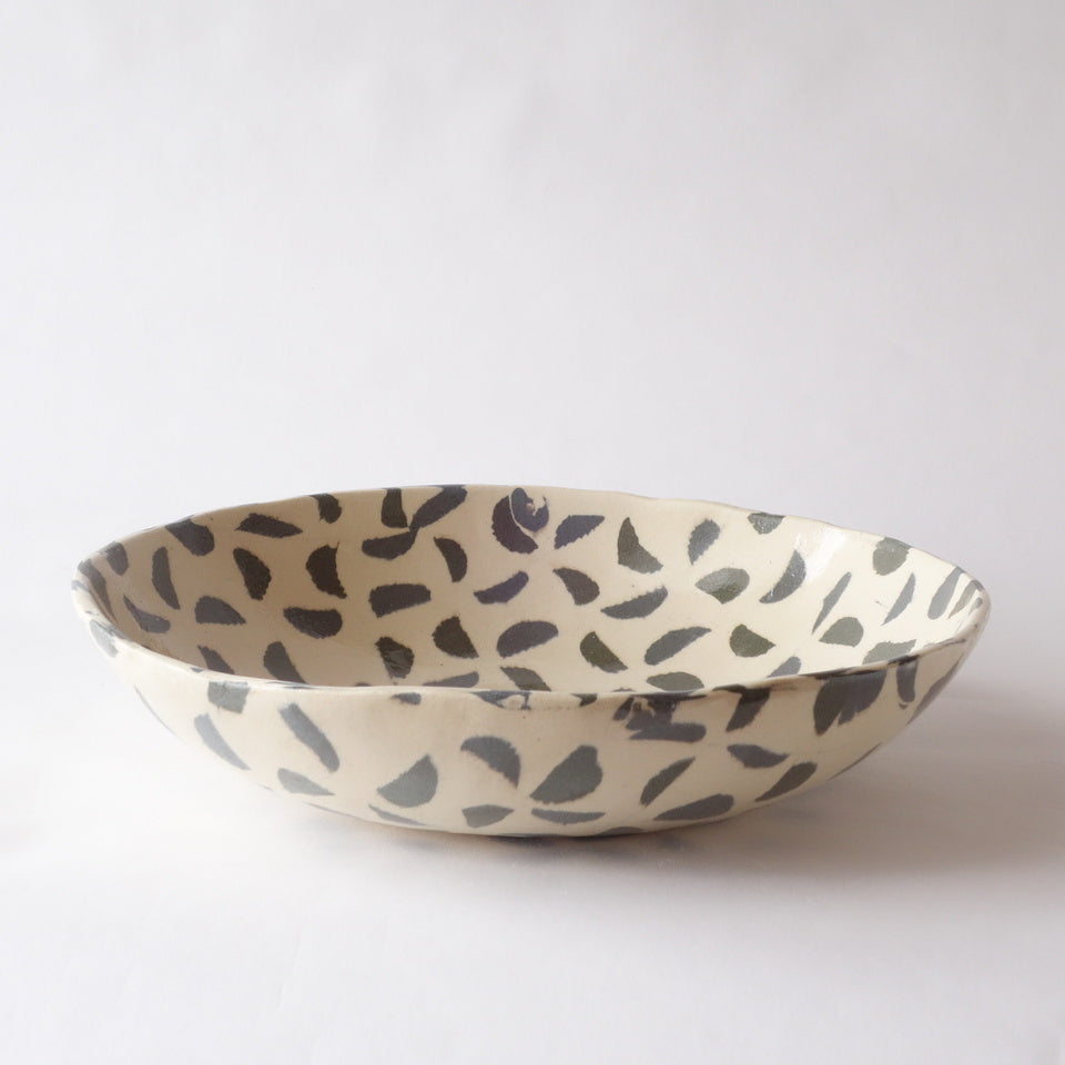 Nerikomi KMBK Pattern Round Bowl