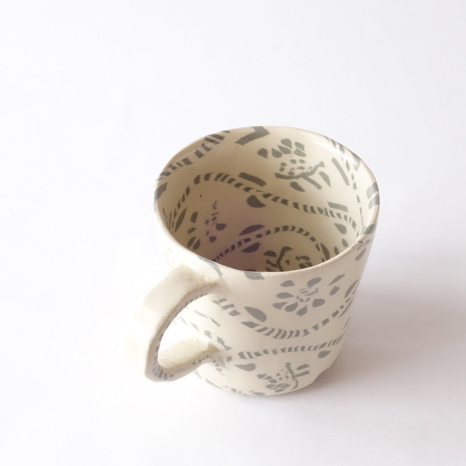 Nerikomi Hua Hua Vintage Fabric Pattern Mug