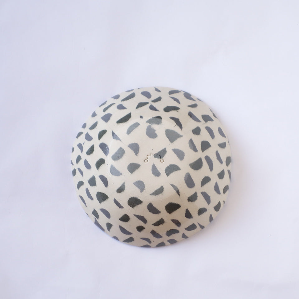 Nerikomi KMBK Pattern Round Bowl