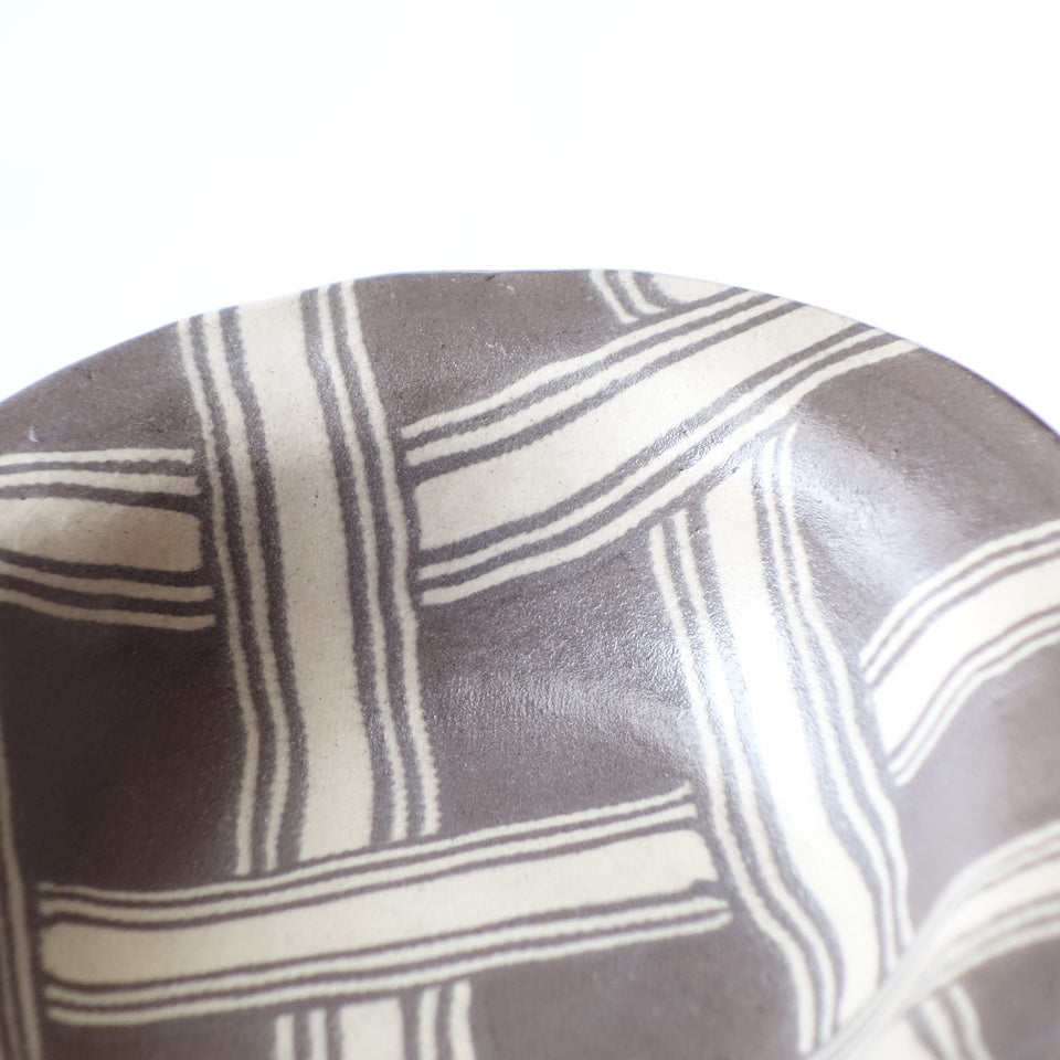 Nerikomi Drift Weave Pattern Bowl