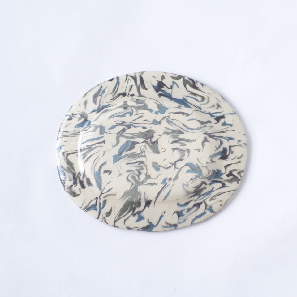 Nerikomi BG Swirl Pattern Plate