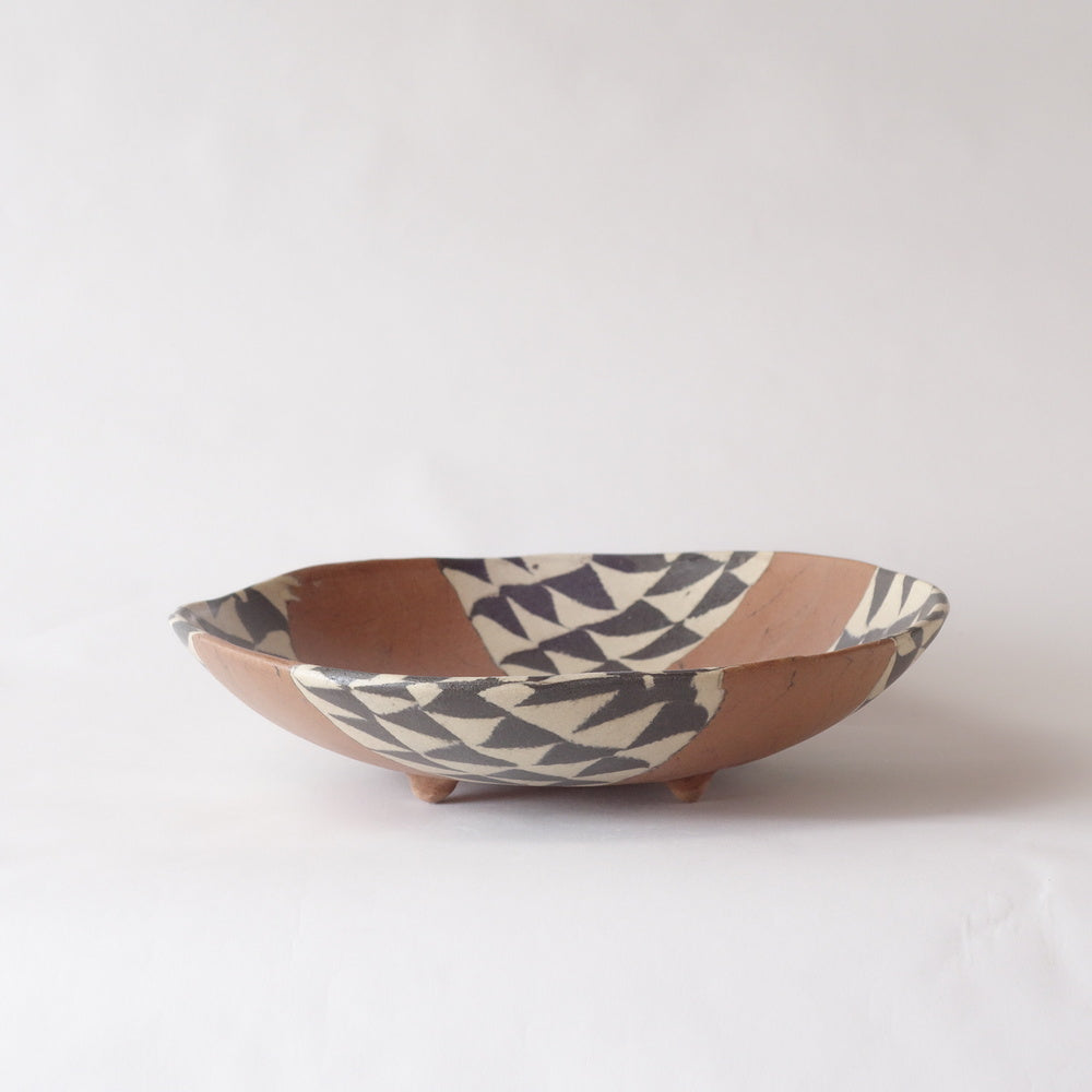 Nerikomi African Basket Pattern Round Bowl
