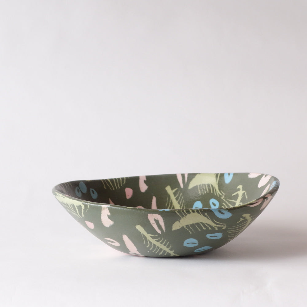 Nerikomi Jungle Bloom Pattern Plate