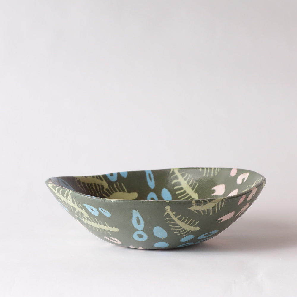 Nerikomi Jungle Bloom Pattern Plate