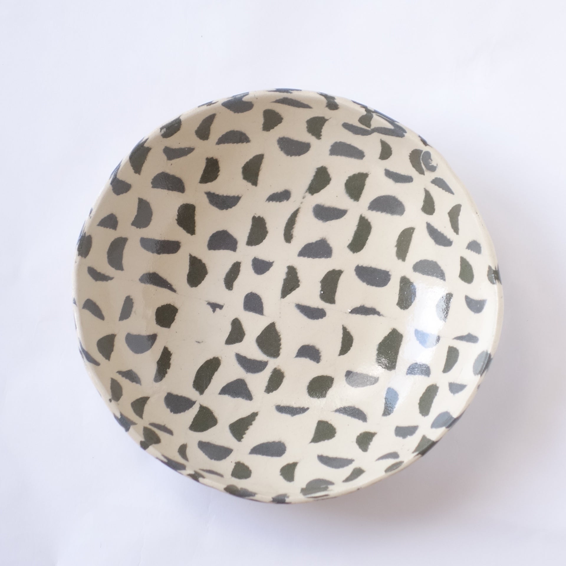 Nerikomi KMBK Pattern Round Bowl