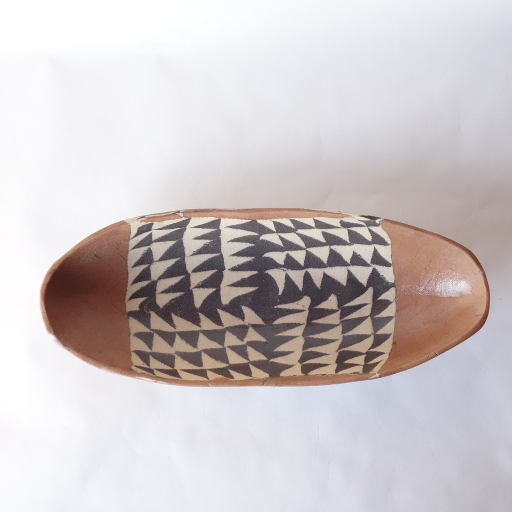Nerikomi African Basket Pattern Boat