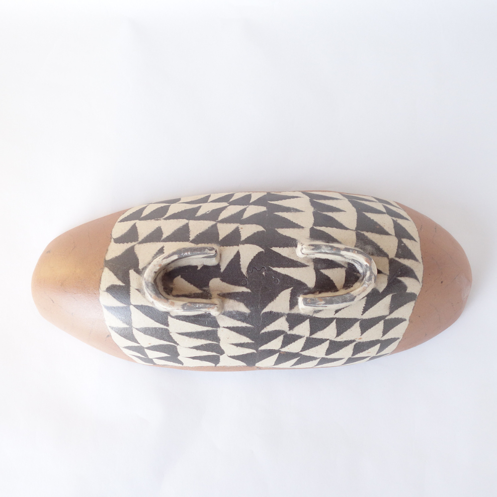 Nerikomi African Basket Pattern Boat
