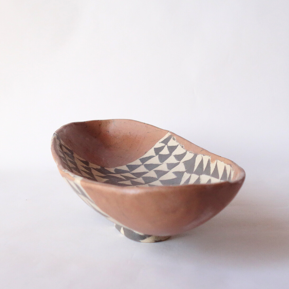 Nerikomi African Basket Pattern Boat