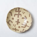 Nerikomi Kuba Cloth Pattern BR Round Bowl