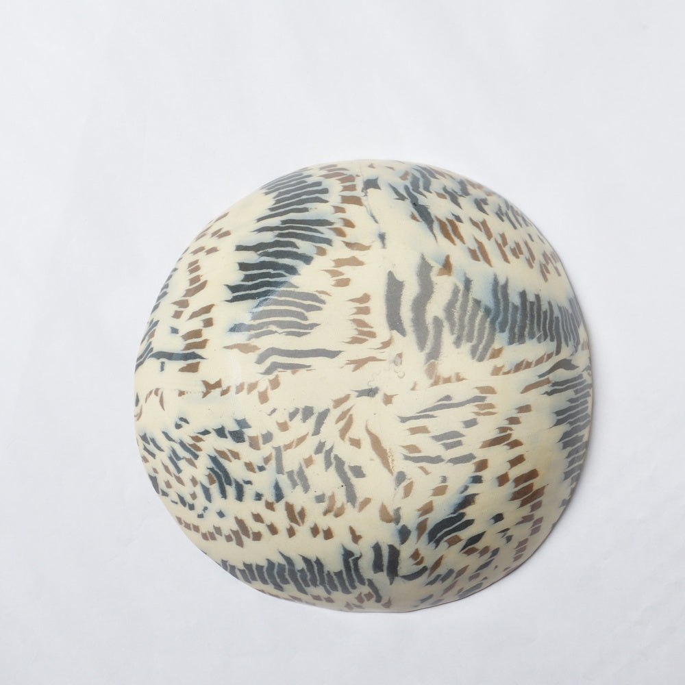 Nerikomi Vintage Dash Pattern Bowl B