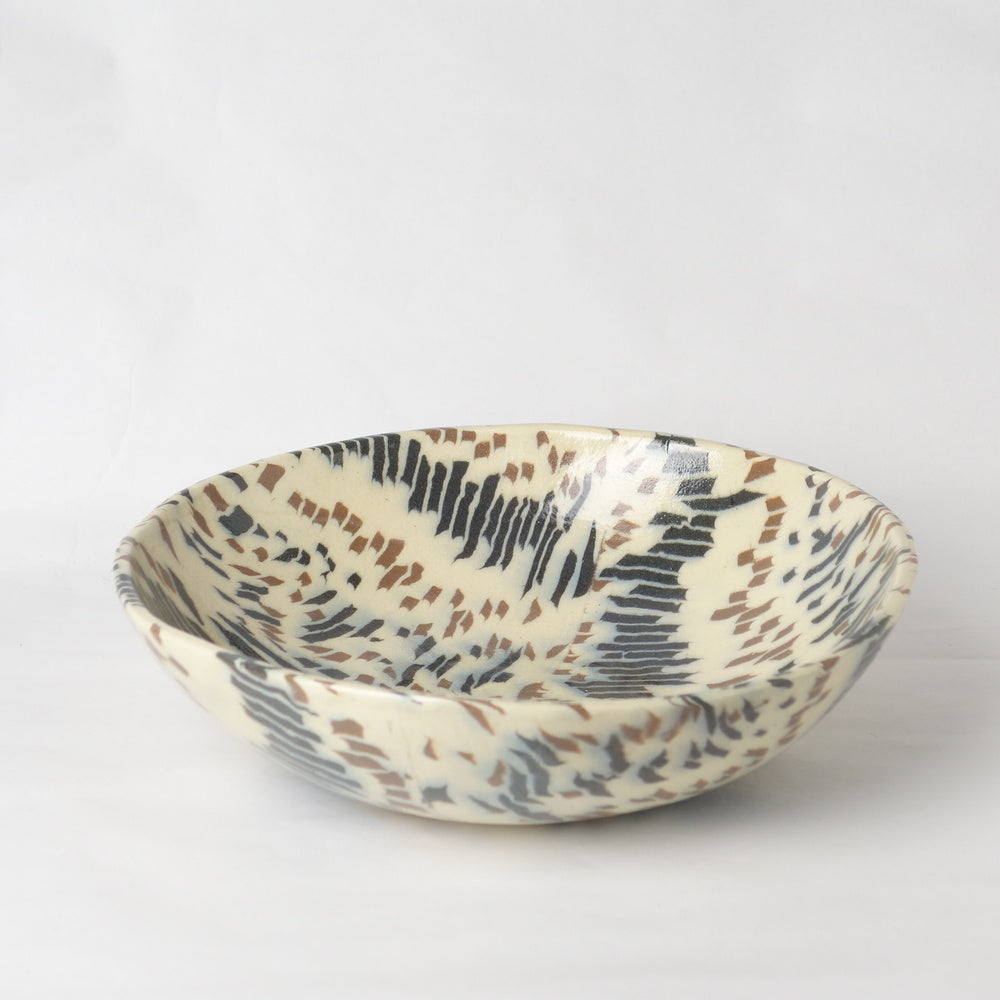 Nerikomi Vintage Dash Pattern Bowl B
